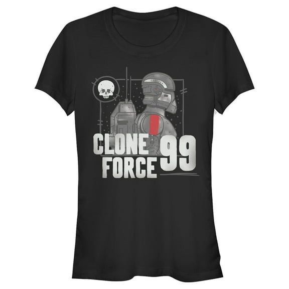 Junior's Star Wars: The Bad Batch Clone Force 99 Graphic Tee Black Medium