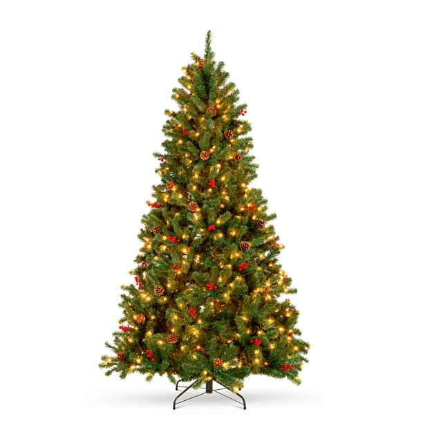 Árbol de Navidad Best Choice Products de 1,4 m con luces y decoraciones
