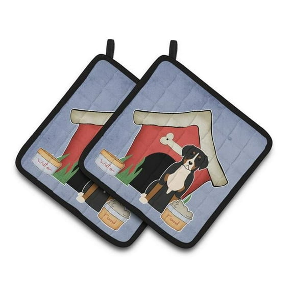 Dog House Collection Greater Swiss Mountain Dog Pair of Pot Holders