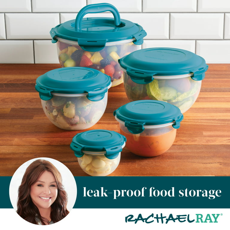 Rachael Ray - Leak-Proof Stacking Food Storage Container Set - 30-Piece -  Discounts for Veterans, VA employees and their families!