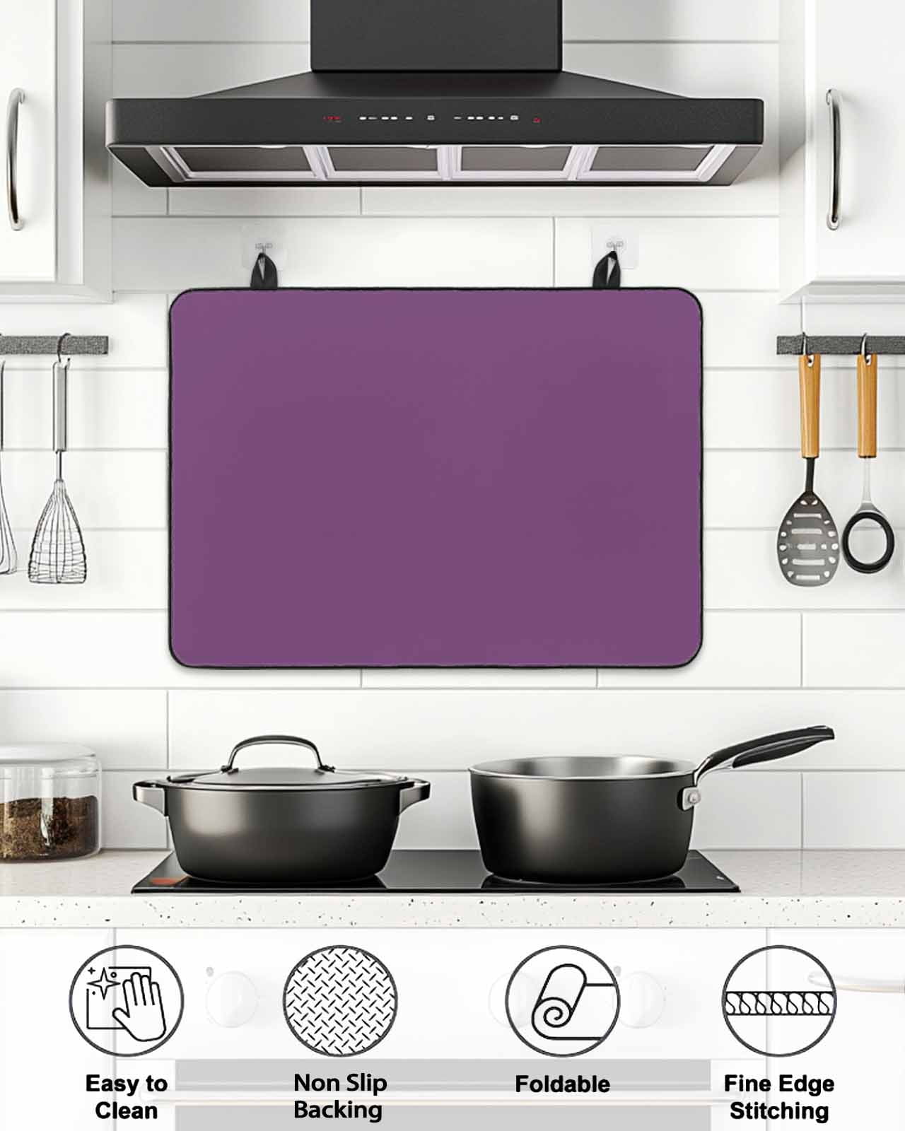 Stove Top Covers for Electric Stove,Grunge Street Style Painting Brush Print Ombre Design Illustration Glass Stovetop Cover Protector,Cooktop Protector Oven Mat for Kitchen Countertop 31"x24"