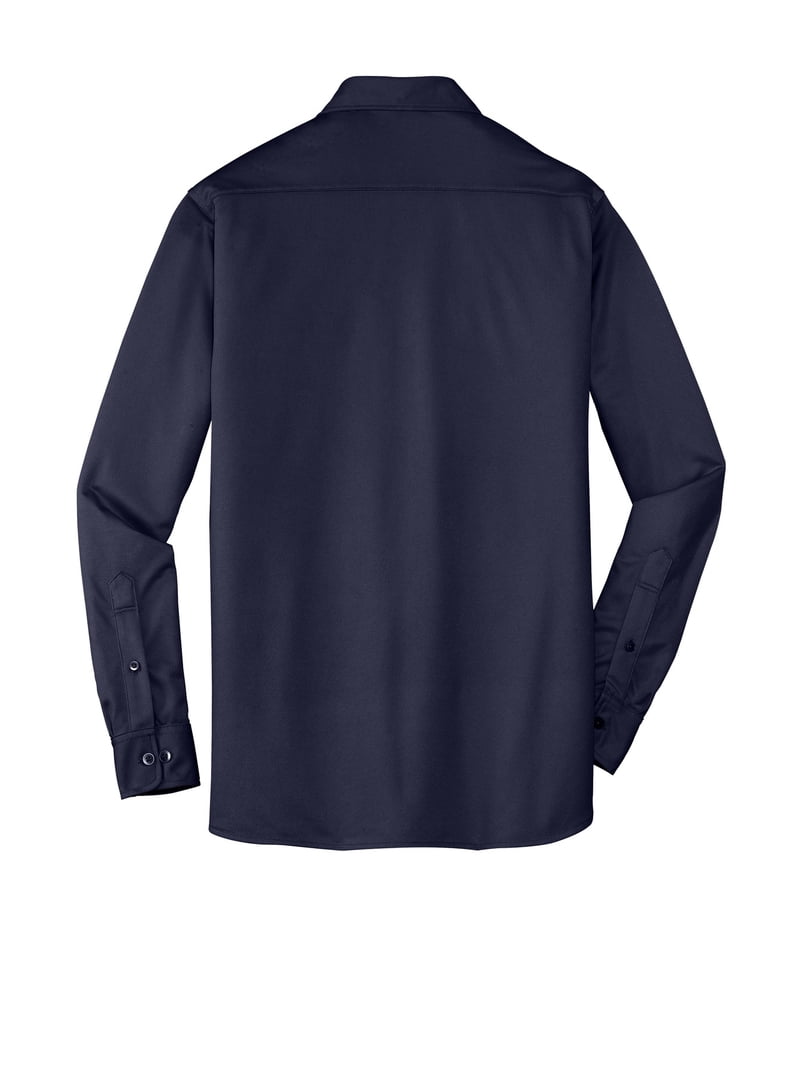 Port Authority Dimension Knit Dress Shirt-2XL (Dark Navy) - Walmart.com