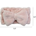 thumbnail image 2 of 2 diademas elásticas ajustables de microfibra con lazo para maquillaje facial, para spa, yoga, deportes, ducha, para niñas y mujeres (tipo 2), 2 of 5