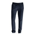 thumbnail image 5 of TQWQT Mens Pants Casual Elastic Waist Drawstring Chino Pants Tapered Cotton Twill Trousers Stretch Office Work Pants with Pockets Navy 3XL, 5 of 6