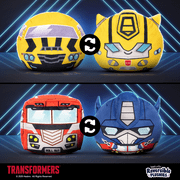 TeeTurtle Transformers Bumblebee 6 Inch Reversible Plush Toy