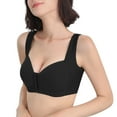 thumbnail image 2 of FallSweet Front Close Bra for Women Push Up Wirefree Bra Seamless No Dig Comfort Brassiere, 2 of 4