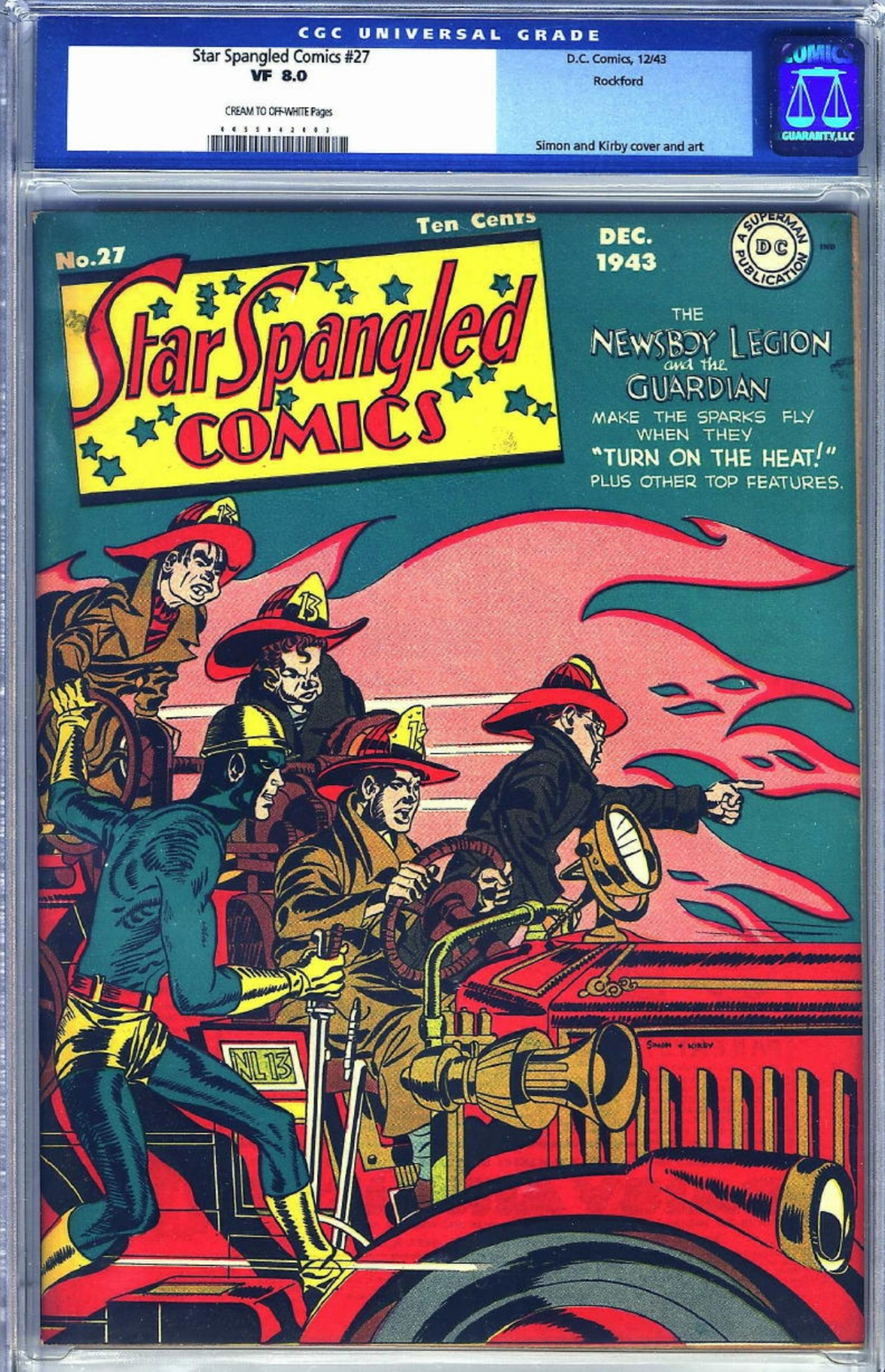 Cover of Star Spangled Comics #27