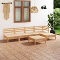 thumbnail image 1 of vidaXL 6 Piece Garden Lounge Set Solid Pinewood, 1 of 8