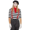 thumbnail image 5 of Costume Agent Women's Mime Halloween Cosplay Set Multicoloured, 5 of 7