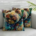 thumbnail image 3 of PHYHOO Cute Pet Goldendoodle Frise Dog Pattern Throw Pillow Covers Linen Cushion Cover Cases Pillowcases Sofa Home Decor, 3 of 5