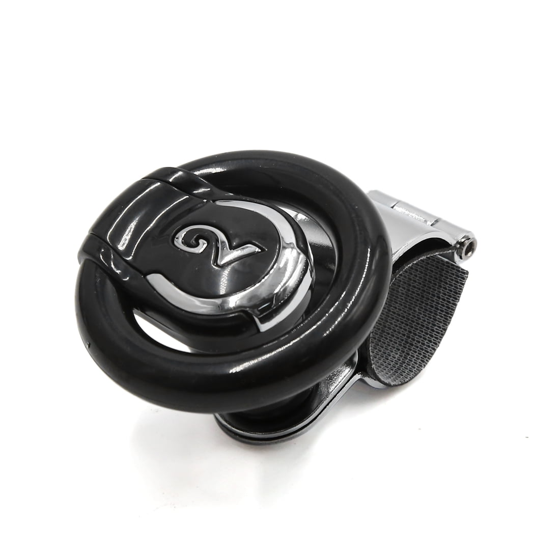 Steering Wheel Power Handle Suicide Knob Accessory Black for Car Vehicle