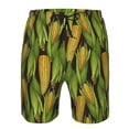 thumbnail image 3 of Pofeuu Corn 2 Prin Men's Swim Trunks Quick Dry Bathing Suit Swimming Board Shorts Mesh Lining Beach Swimwear-3X-Large, 3 of 6