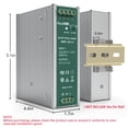 thumbnail image 4 of 120 Watts 24VDC 5Amp Industrial DIN Rail Power Supply Single Output (24V 120W), Size 1.7 x 4.8 x 5.1inch, 4 of 5