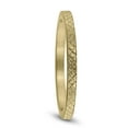 thumbnail image 2 of SZUL Women's Thin 1.5MM Cross Cut Wedding Band in 14K Yellow Gold, 2 of 4