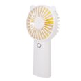 thumbnail image 2 of Portable Mini Electric Fan Desktop USB Rechargeable Fans for Office(White), 2 of 10