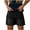Black, variant on Sevevn Fashion Womens Pocket Pants Female Hole Bottom Sexy Casual Shorts Sales Today Clearance Khaki XS