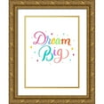 thumbnail image 1 of Batista, Dee 12x14 Gold Ornate Wood Framed with Double Matting Museum Art Print Titled - Dream Big, 1 of 4
