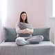 thumbnail image 5 of Body Pillow Utopia Bedding - Almohada de cuerpo completo para adultos, color gris, 5 of 7