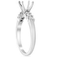 thumbnail image 2 of Pompeii 1/2ct Diamond Engagement Semi Mounting Ring Setting 14K (G/H,I1), 2 of 4