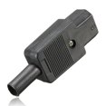 thumbnail image 2 of 10A Prise d'Alimentation en Ligne Femelle Réinjectable à 3 Broches 250V IEC 320 C13, 2 of 8