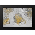 thumbnail image 2 of Marie, Addie 14x11 Black Modern Framed Museum Art Print Titled - Forms of Gray and Gold, 2 of 5