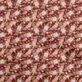 thumbnail image 1 of oneOone Georgette Viscose Maroon Fabric Floral Craft Projects Decor Fabric Printed By The Yard 42 Inch Wide, 1 of 4