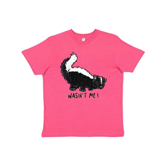 Inktastic Animals Cute Skunk Wasn't Me Youth T-Shirt