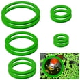 thumbnail image 2 of 10pcs Aquarium Floating Plant Rings Lightweight Keep Food Plants in Place EVA Foam Floating Ring for Fish Tank, 2 of 7