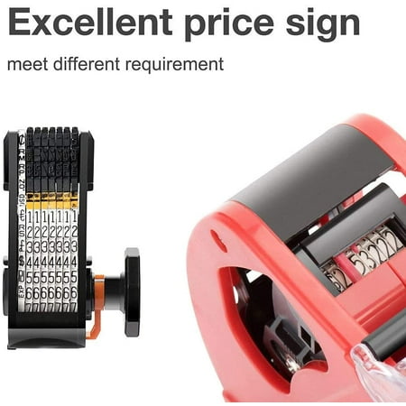 Price Tag Gun Label Printers & Makers Labeler Price Gun with Sticker Labels & Ink Refill for ...
