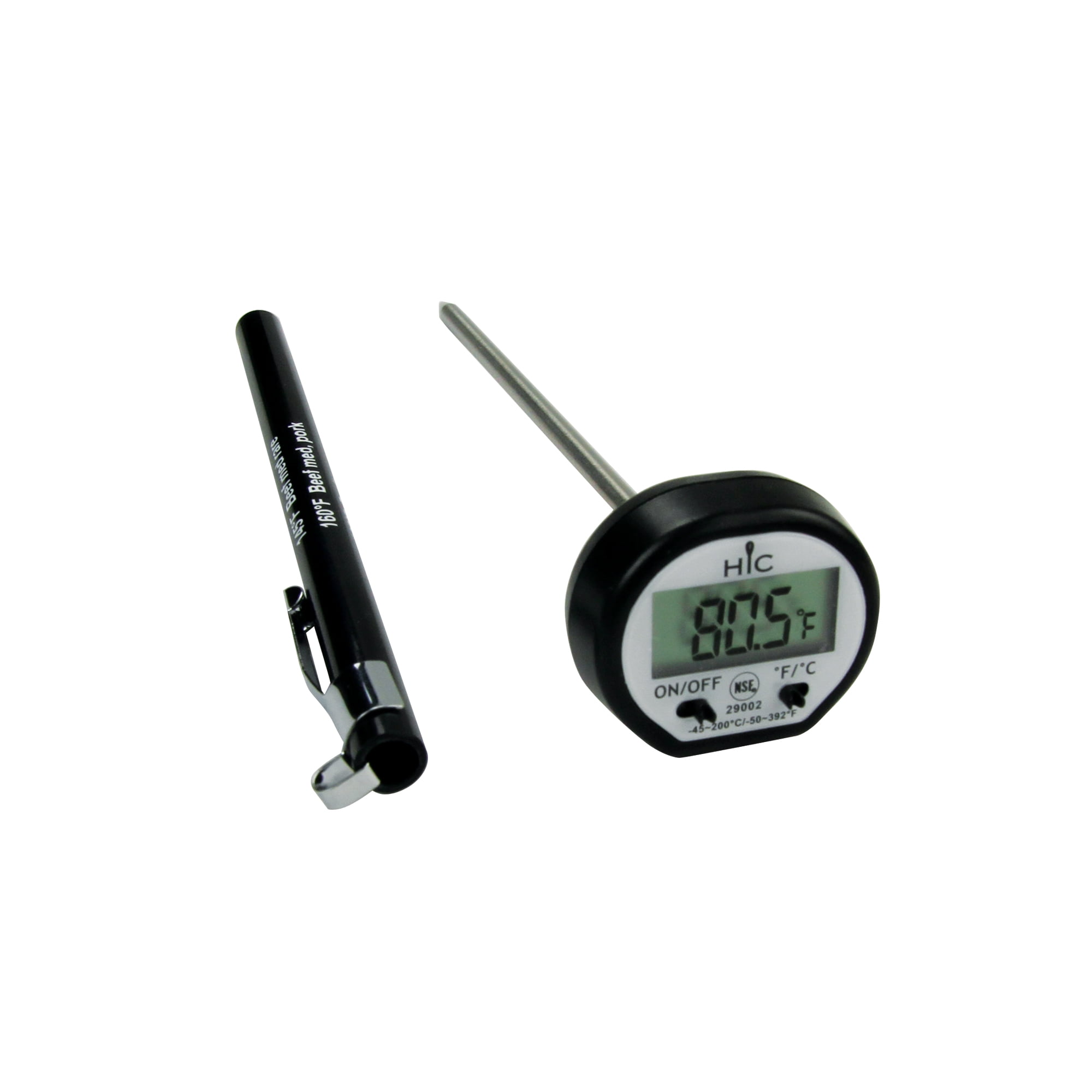 HIC Roasting InstantRead Digital Meat Poultry Turkey Grill Thermometer