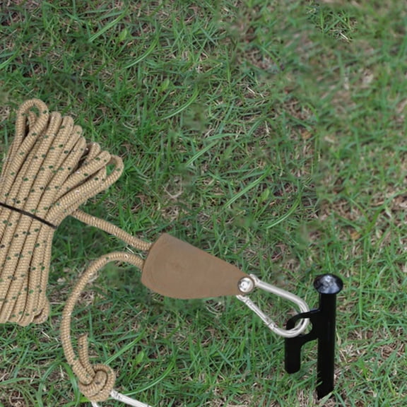 Tent Rope Lock Pulley Adjuster Fixed Buckle Rope Ratchet Pulley Wind Stopper Tie Downs Rope Hanger Camping Tent Rope Tensioner Heavy Duty Heavy Rope Hanger Ratchet With Reinforced Gear(236.22 inches)