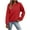 Fall Clothes Red, variant on Womens Fall Clothes, Long Sleeve Pullover for Women Fashion Loose Fit Solid Color Crewneck Sweatshirts