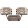 thumbnail image 2 of Nuvo 60-4722 - Harlow - 2 Light Vanity Fixture w/ Khaki Fabric Shades, 2 of 2