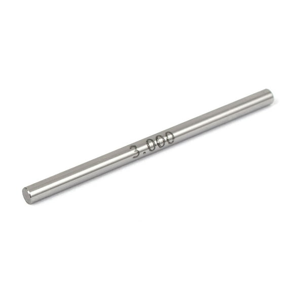 Pin de calibración cilíndrico de carburo de tungsteno de 3.00 mm de diámetro +/-0.001 mm de tolerancia