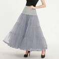 thumbnail image 4 of Women's Floor Length Petticoat Wedding Slips Crinoline Underskirt for Prom Evening Wedding Dress, 4 of 7