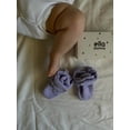 thumbnail image 6 of Ella Bonna Muslin Stay On Baby Booties, Lilac, 6-12 Months, 6 of 6