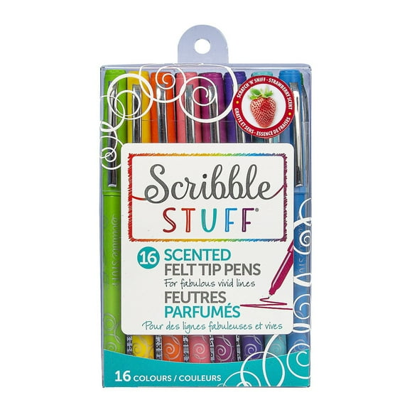 Scribble Stuff 16 ct Scented Felt