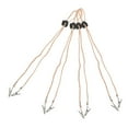 thumbnail image 4 of GOOHOCHY 4Pcs Adjustable Bib Clips Napkin Clip Beige Polyester Napkin Clips For Cloth Napkins, 4 of 7