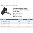 thumbnail image 2 of TPMS Programmable Sensor - Compatible with 2007 - 2020 ES350 Sedan 2008 2009 2010 2011 2012 2013 2014 2015 2016 2017 2018 2019, 2 of 2