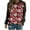 Black christmas sweatshirt, variant on pimelu Christmas Sweater Clearance Cute Christmas Shirts Women Fashion Color Block Santa Claus Print Graphics Sweatshirt Ladies Crewneck Raglan Sleeve Pullover Blousest