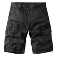 thumbnail image 2 of SOOMLON Summer Baggy Shorts for Men Casual Loose Fit Hip Hop Skateboard Shorts Pocket Casual Shorts Beach Work Trouser Cargo Shorts Black XL, 2 of 4