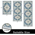 thumbnail image 2 of Kitchen Mat Sets of 3 Washable Kitchen Floor Rugs 3 Pieces Soft Entrance Runner Rugs Farmhouse Laundry Room Rug Carpet Sets for Bathroom/Living Room/Hallway(Blue), 2 of 6