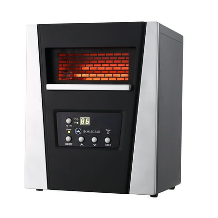 Homegear Infrared Electric Portable Space Heater Black