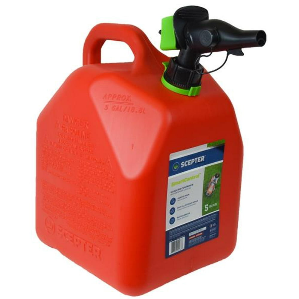 Scepter 5 Gallon Smartcontrol Gas Can, FR1G501, Red