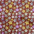 thumbnail image 1 of oneOone Georgette Viscose Maroon Fabric Galaxy Sewing Material Print Fabric By The Yard 42 Inch Wide, 1 of 4