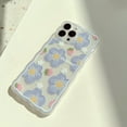 thumbnail image 4 of Wavy Frame Flower Strawberry Oil Painting Clear Soft Case  for iPhone (Clear,iPhone 14 Pro), 4 of 6