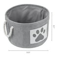 thumbnail image 4 of Unique Bargains Cotton Storage Cube with Handles Gray 13*8.1in, 4 of 6
