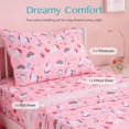 thumbnail image 3 of Juego de ropa de cama Joiedomi Unicorn completo de microfibra de 4 piezas, 3 of 7