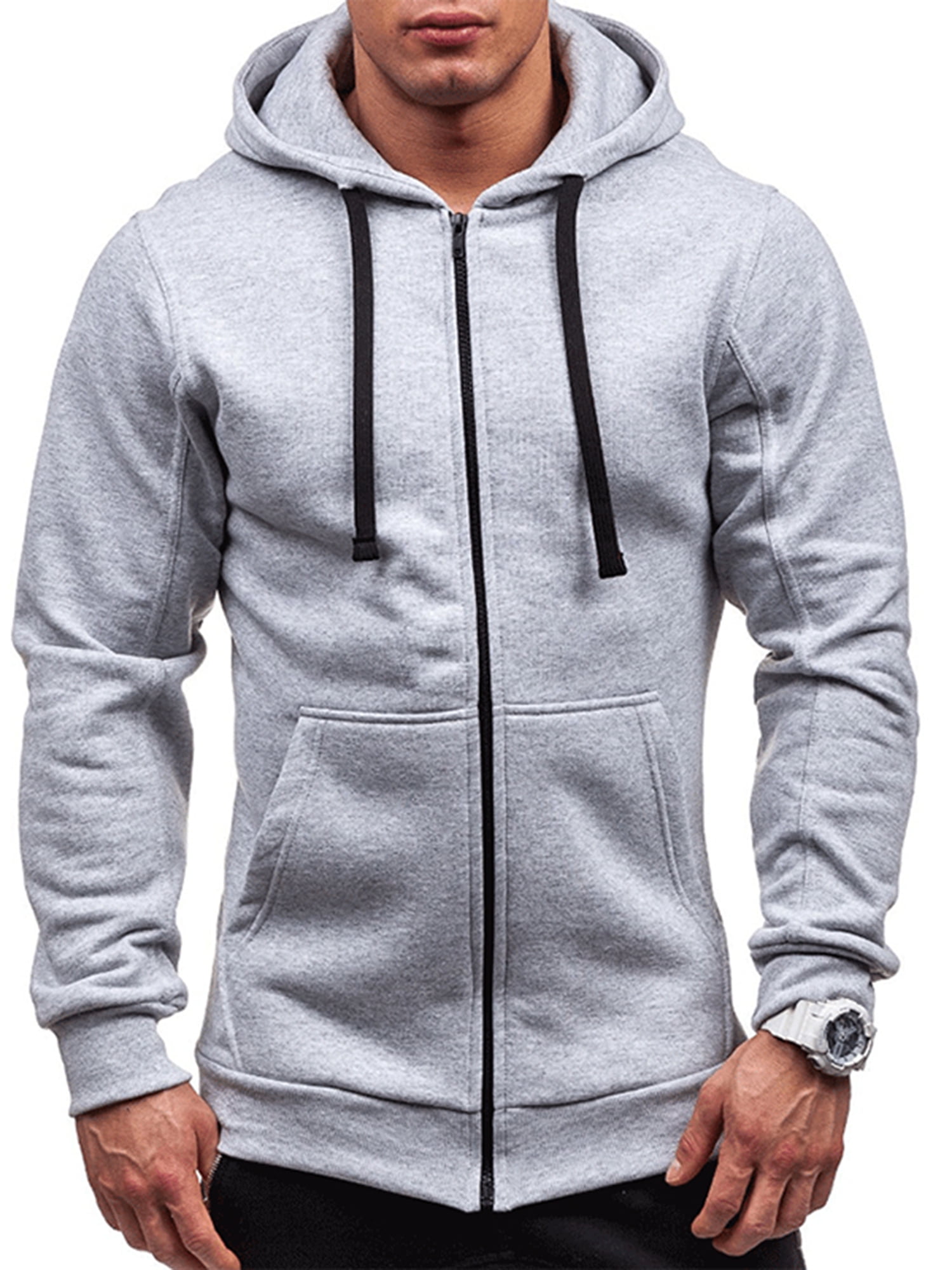 Mens Zip Up Hoodie Hooded Sweatshirt Casual Slim Coat Jacket Jumper Outwear Tops Mens Zip Up Hoodie Hooded Sweatshirt Casual Slim Coat Jacket Jumper Outwear Tops