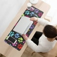 thumbnail image 3 of Long Mouse Pads for Desk,Colorful Animal Footprints Desk Mats on Top Of Desks, Desk Mouse Pad Extra Large with 3mm Non-Slip Base and Stitched Edge for Gaming,Office,Work,Home 31.5"x11.8", 3 of 6